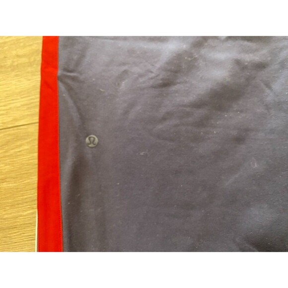 Lululemon Cover Your Track Pants Womens 10 Midnight Navy Stretch Gym Striped - Picture 9 of 9